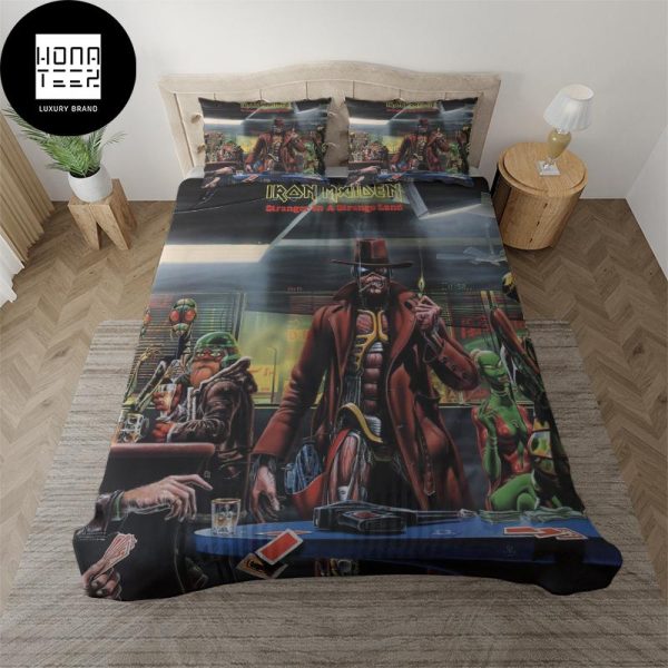 Iron Maiden Brave Stranger In A Strange Land Queen Bedding Set