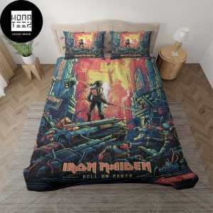 Iron Maiden Hell On Earth Queen Bedding Set