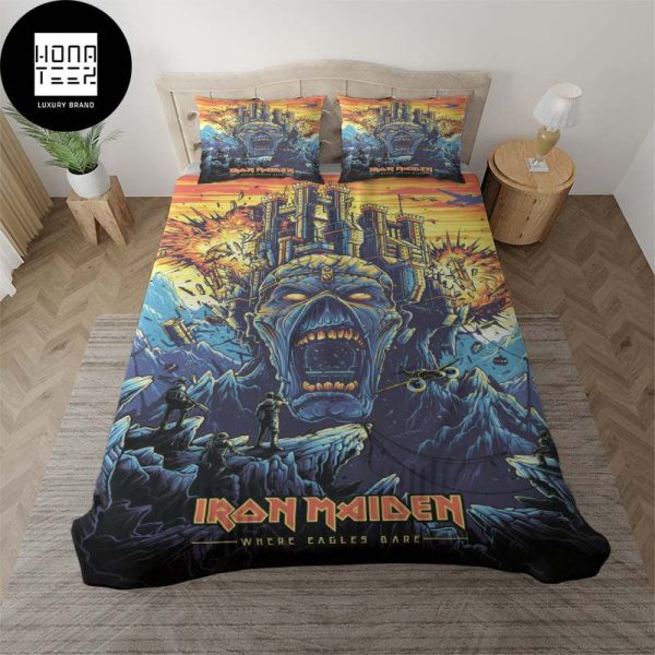 Iron Maiden Where Eagles Dare King Bedding Set