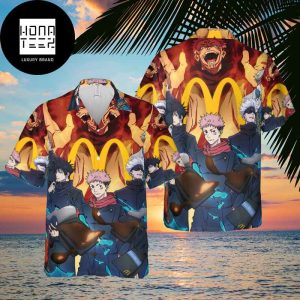 Jujutsu Kaisen x McDonald’s Special Grade Garlic Sauce 2024 Trendy Hawaiian Shirt