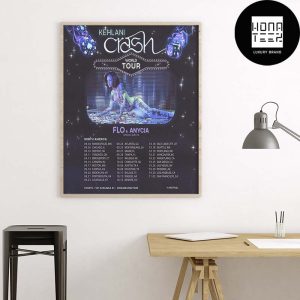 Kehlani Crash World Tour North America Fan Gifts Home Decor Poster Canvas