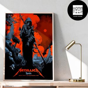 Metallica Concert at Estadio Cívitas Metropolitano in Madrid Spain on July 12 2024 Fan Gifts Home Decor Poster Canvas