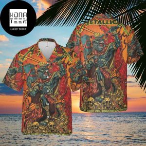 Metallica Concert at Estadio Cívitas Metropolitano in Madrid Spain on July 12 2024 Trendy Summer Hawaiian Shirt