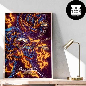 Metallica Concert at PGE Narodowy in Warsaw Poland on July 7 2024 Fan Gifts Home Decor Poster Canvas