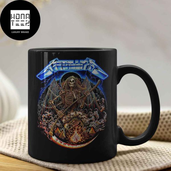 Metallica Creeping Death Happy 40th Anniversary Of Ride The Lightning Fan Gifts Ceramic Mug