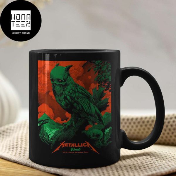 Metallica M72 Tour at PGE Narodowy in Warszawa Poland on July 05 and 07 2024 Fan Gifts Ceramic Mug