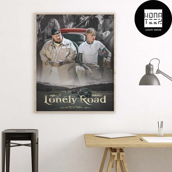 Mgk x Jelly Roll Lonely Road Fan Gifts Home Decor Poster Canvas