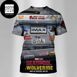 New IMAX poster For DEADPOOL And WOLVERINE Fan Gifts All Over Print Shirt