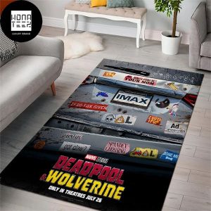 New IMAX poster For DEADPOOL And WOLVERINE Luxury Rug