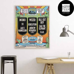 Oceans Calling Second Wave Lineup Of Artists On January 19-22 2025 Fan Gifts Home Decor Poster Canvas