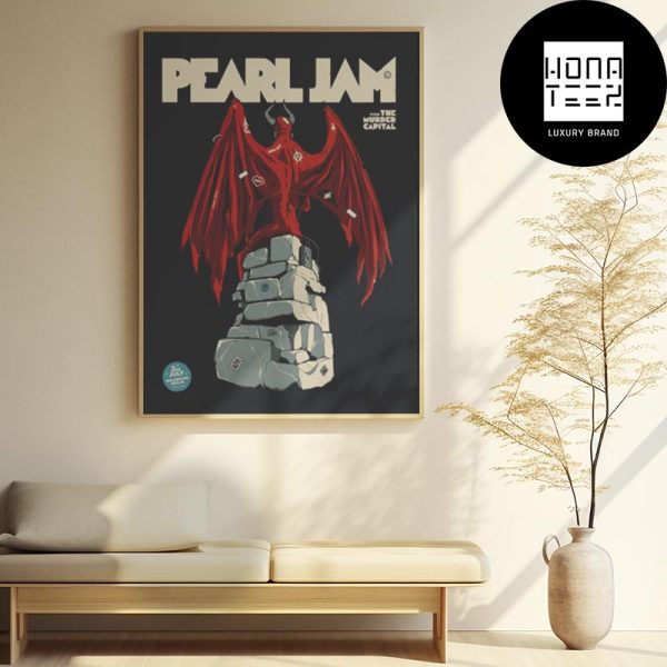 Pearl Jam Tour at Waldbühne Berlin on July 02 2024 Fan Gifts Home Decor Poster Canvas