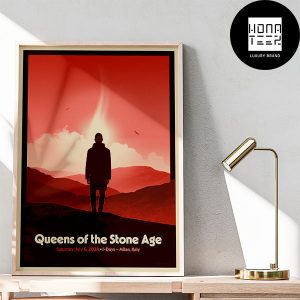 Queens Of The Stone Age Show in Milan Italy On July 06 2024 Fan Gifts Home Decor Poster Canvas