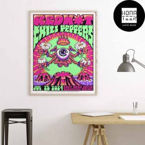 Red Hot Chili Peppers Unlimited Love Tour At The Ruoff Music Center In Noblesville IN On July 25 2024 Fan Gifts Home Decor Poster Canvas