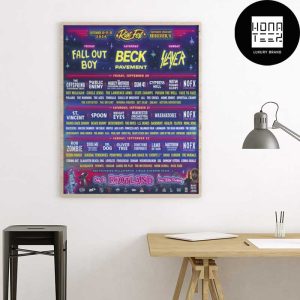 Riot Fest 2024 Lineups On September 20 21 22 At RiotLand In Bridgeview Fan Gifts Home Decor Poster Canvas