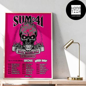 Sum 41 The Final European Dates 2024 Fan Gifts Home Decor Poster Canvas