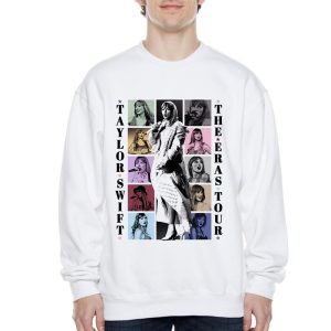 Taylor Swift The Eras Tour 2024 Classic Version Fan Gifts White Sweatshirt