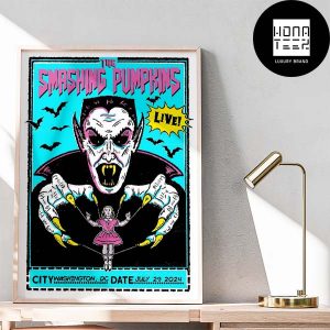 The Smashing Pumpkins Concert At Nationals Park Washington DC On July 29 2024 Fan Gifts Home Decor Poster Canvas