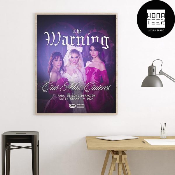 The Warning On Latin GRAMMYs 2024 Fan Gifts Home Decor Poster Canvas