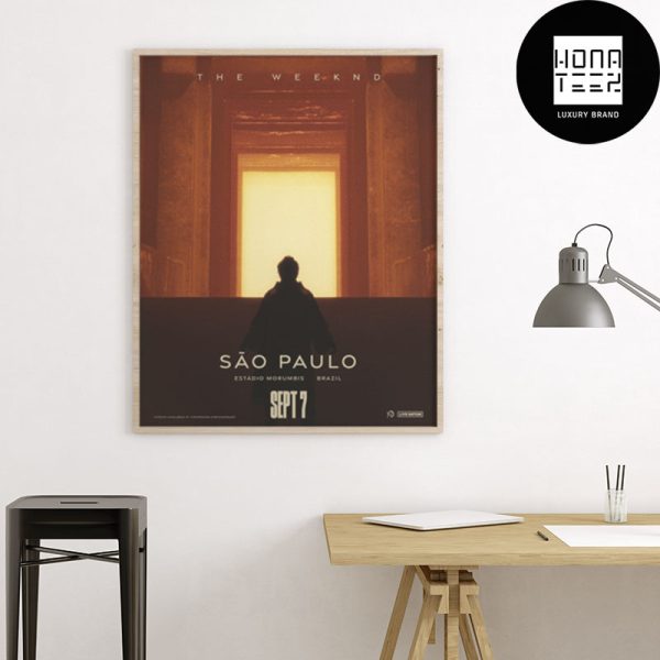 The Weeknd One-Night-Only Concert in São Paulo on September 2024 Fan Gifts Home Decor Poster Canvas