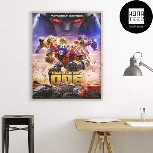 Transformers One All For One Fan Gifts Home Decor Poster Canvas