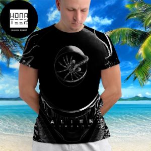 Alien Romulus New Design Black And White Fan Gifts All Over Print Shirt