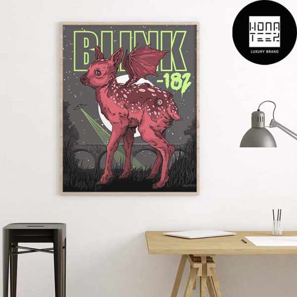 Blink-182 ONE MORE TIME Tour At The Target Center In Minneapolis MN On August 06 2024 Fan Gifts Home Decor Poster Canvas