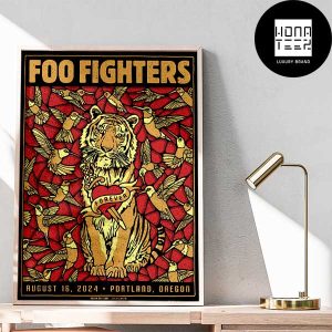 Foo Fighters Concert At Providence Park Portland OR On August 16 2024 Everything Or Nothing At All Tour Fan Gifts Home Decor Poster Canvas