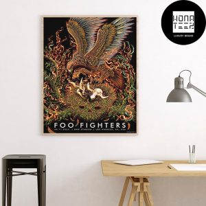 Foo Fighters Everything Or Nothing At All At The BMO Stadium In Los Angeles CA On August 11 2024 Fan Gifts Home Decor Poster Canvas