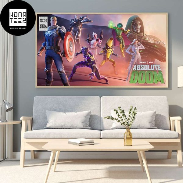 Fortnite ABSOLUTE DOOM Forget Good And Evil Fan Gifts Home Decor Poster Canvas