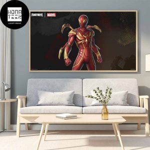 Fortnite X Marvel Iron Spider New Outfit Fan Gifts Home Decor Poster Canvas