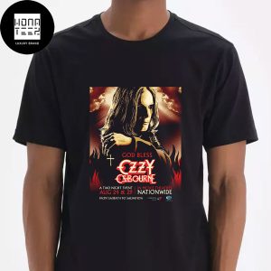 God Bless Ozzy Osbourne In US Movie Theaters On August 24 And 29 2024 Fan Gifts Classic T-Shirt