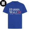 Harris Walz 2024 We Are Not Going Back Ver 1 Unisex T-Shirt