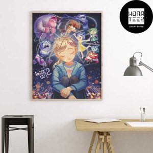 Inside Out 2 Soft Anime Design Fan Gifts Home Decor Poster Canvas