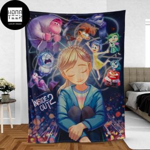 Inside Out 2 Soft Anime Design Fleece Blanket