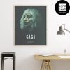 JOKER 2 Lady Gaga And Phoenix New Portrait Fan Gifts Home Decor Poster Canvas