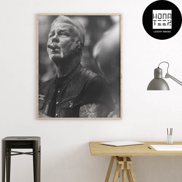 Metallica James Hetfield Happy Birthday Turns 61 Years Old Fan Gifts Home Decor Poster Canvas