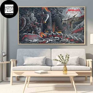 Metallica M72 Minneapolis At US Bank Stadium Minneapolis On August 16 And 18 2024 Fan Gifts Home Decor Poster Canvas