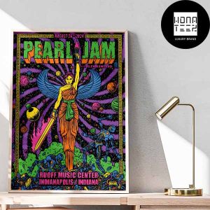 Pearl Jam Concert at Ruoff Music Center Noblesville IN On August 26 2024 From The Dark Matter World Tour Fan Gifts Home Decor Poster Canvas