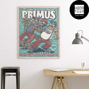 Primus At Blossom Music Center In Cuyahoga Falls OH On August 5 2024 Fan Gifts Home Decor Poster Canvas