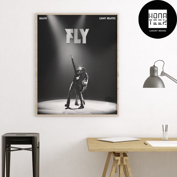 Quavo Feat Lenny Kravitz New Song Fly Fan Gifts Home Decor Poster Canvas