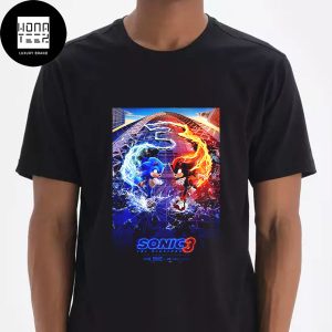 Sonic the Hedgehog 3 New Design Try To Keep Up Fan Gifts Classic T-Shirt