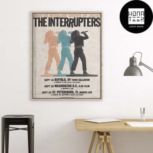 The Interrupters Only US Headline Shows Of 2024 Home Decor Poster Canvas