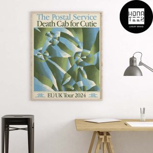 The Postal Service With Death Cab For Cutie The Give Up And Transatlanticism 20th Anniversary EU UK Tour 2024 Fan Gifts Home Decor Poster Canvas