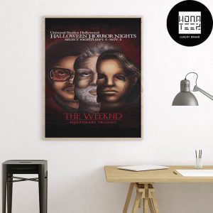 The Weeknd Nightmare Trilogy Halloween Horror Nights 2024 Fan Gifts Home Decor Poster Canvas