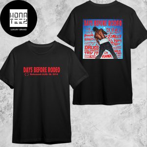 Travis Scott Days Before Rodeo Full Name Album Fan Gifts Two Sides Classic T-Shirt