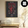 The Weeknd Nightmare Trilogy Halloween Horror Nights 2024 Fan Gifts Home Decor Poster Canvas