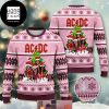 ACDC Classic Red And Black With Xmas Pattern 2024 Ugly Christmas Sweater