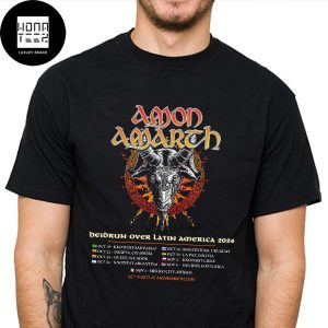 Amon Amarth Heidrun Over Latin America 2024 Date Fan Gifts Classic T-Shirt