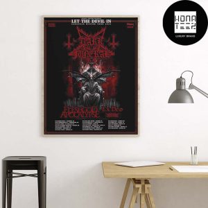 Dark Funeral LET THE DEVIL IN European Winter Tour 2025 Fan Gifts Home Decor Poster Canvas