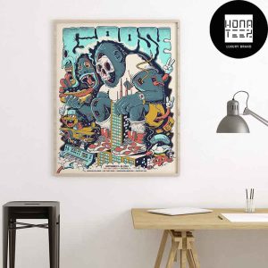 Goose Concert At The Salt Shed In Chicago on 11-13 2024 Fan Gifts Home Decor Poster Canvas